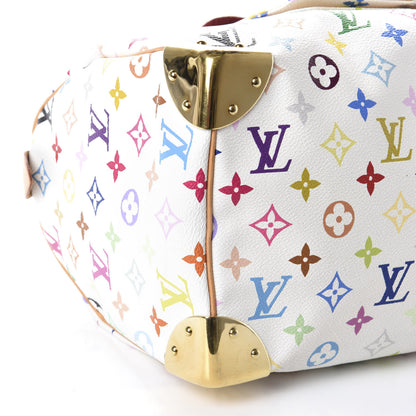 Louis Vuitton Monogram Multicolor Speedy 30 White 6 of 9