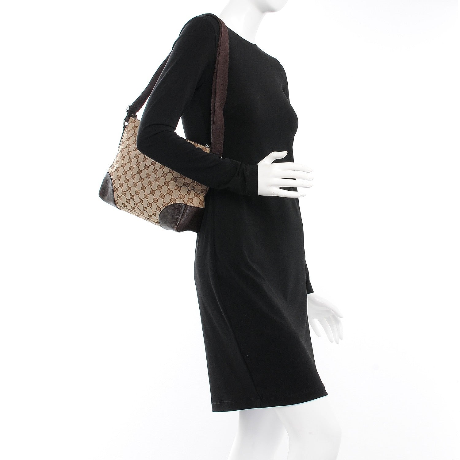 Gucci Monogram Joy Messenger Bag Dark Brown 2 of 12