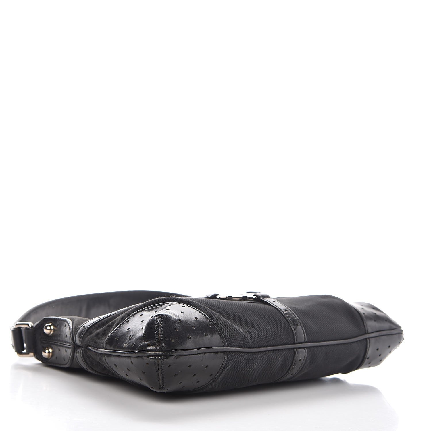 Gucci Canvas GG Reins Shoulder Bag Black 4 of 14