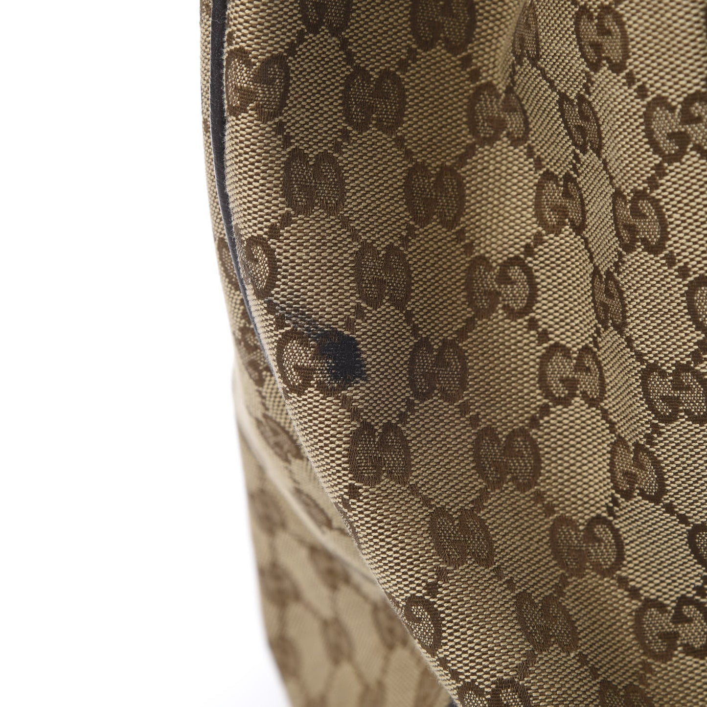 Monogram Dollar Calfskin Large Sukey Tote Beige Ebony Testa di Moro