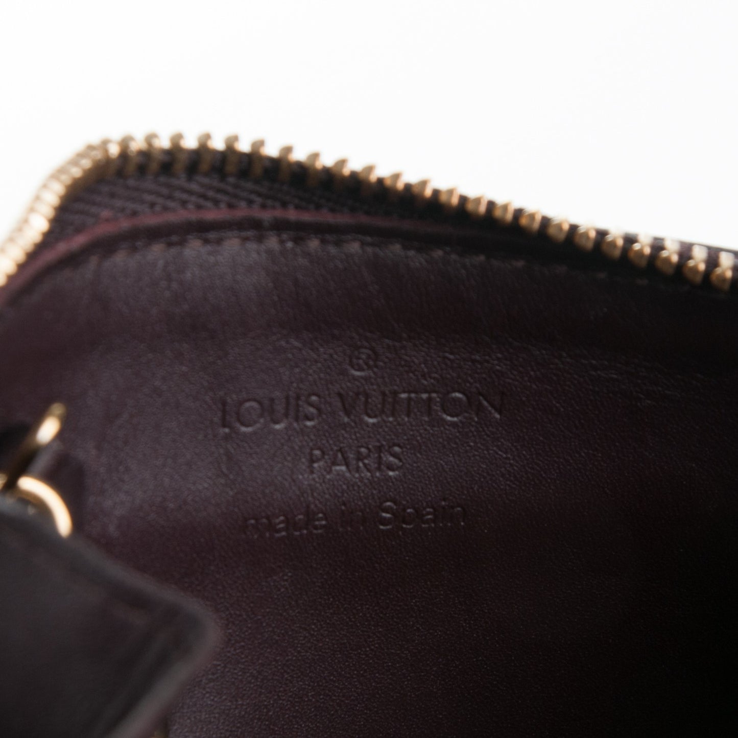 Vernis Key Pouch Amarante