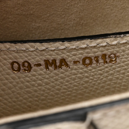 Christian Dior Grained Calfskin Saddle Bag White 7 of 10