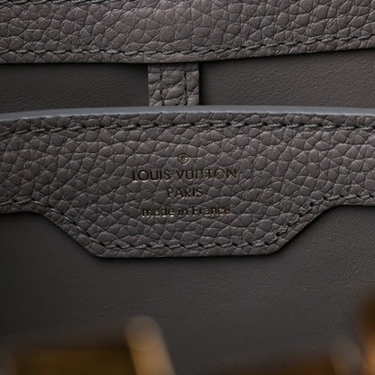 Louis Vuitton Taurillon Capucines MM Steeple Gray 6 of 13