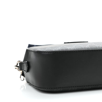 Gucci GG Supreme Monogram Web Shoulder Bag Black Grey 9 of 10