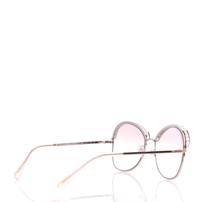 Chanel Pearl Sunglasses 4246-H Pink Gold 4 of 8