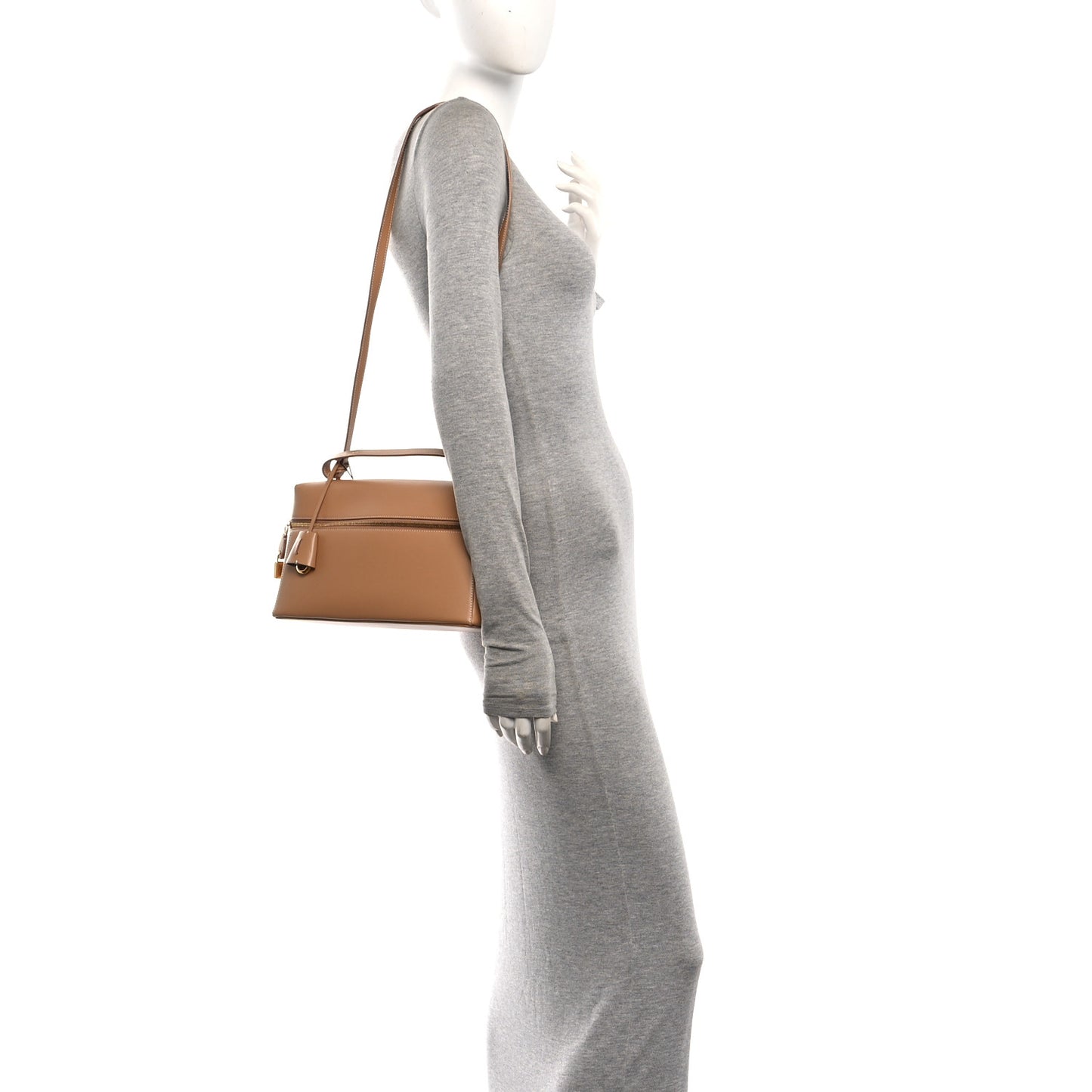 Saddle Calfskin Extra Bag L27 Cream Bignet