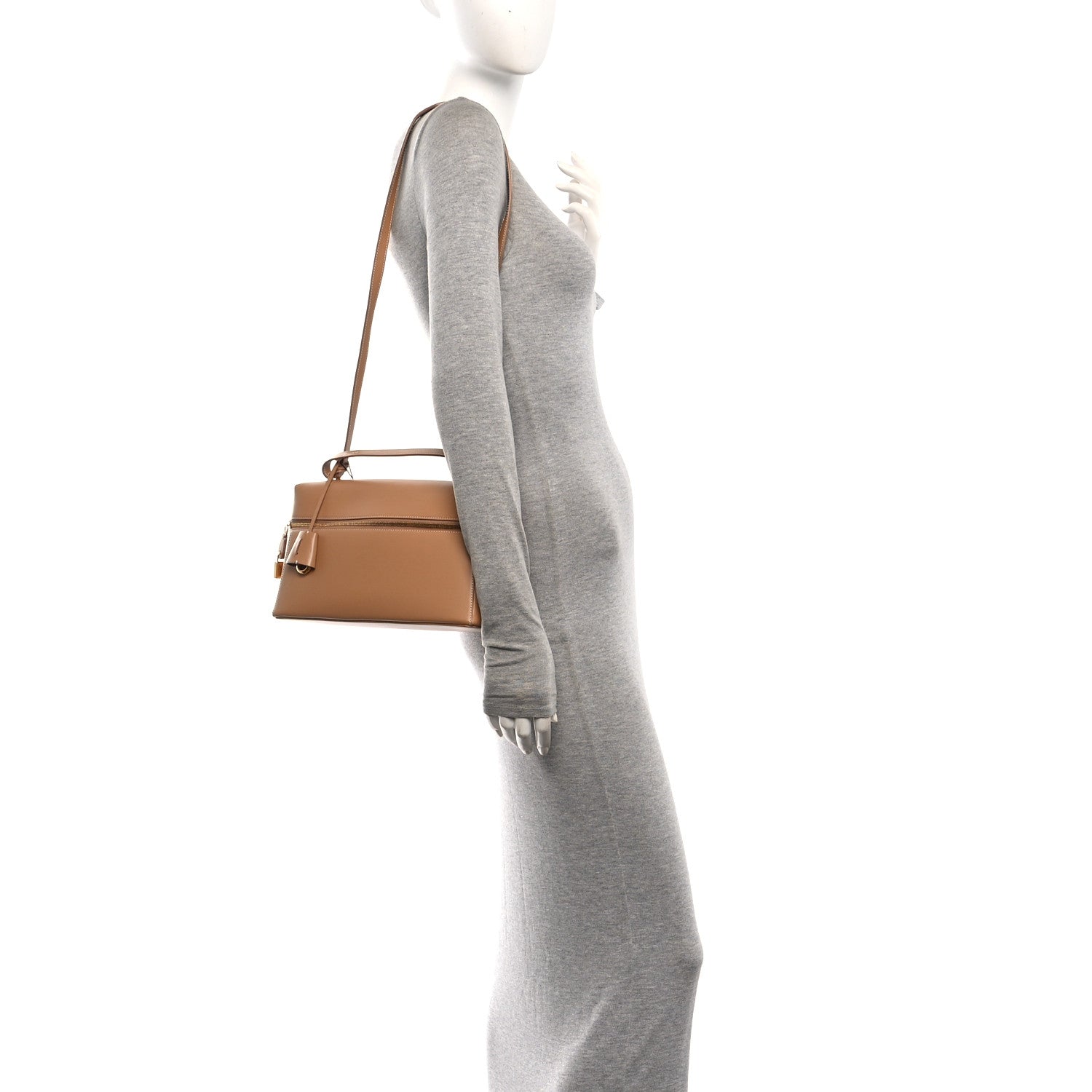 Loro Piana Saddle Calfskin Extra Bag L27 Cream Bignet 2 of 9