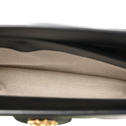 Gucci Calfskin GG Matelasse Small Slim Chain Shoulder Bag Black Natural 5 of 13