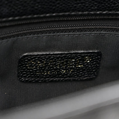 Chanel Caviar Quilted Grand Shopping Tote GST Black 6 of 14