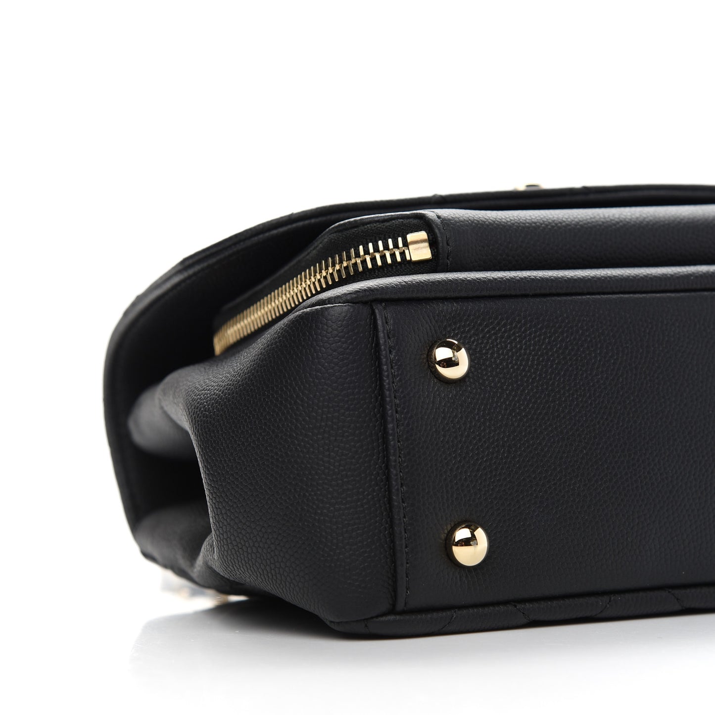 Caviar Quilted Small Business Affinity Flap Black