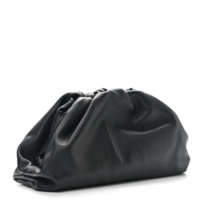 Bottega Veneta Smooth Butter Calf The Pouch Oversized Clutch Black 3 of 8