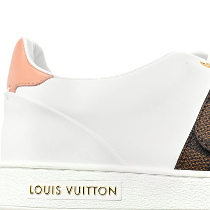 Louis Vuitton Damier Ebene Front Row Sneaker 40 White 10 of 11