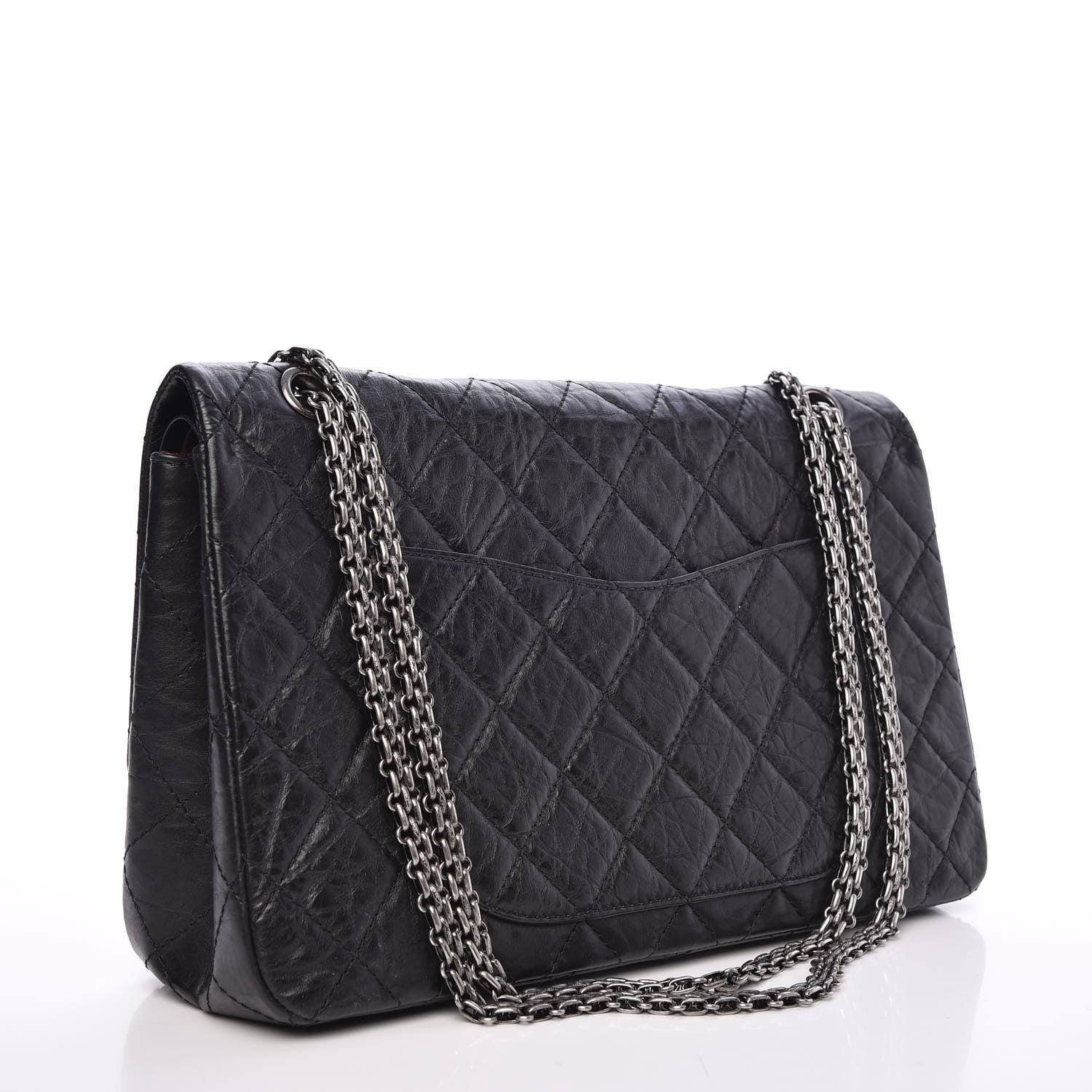 Chanel Aged Calfskin Quilted 2.55 Reissue 227 Flap Black 3 of 9
