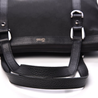 Gucci Nylon Monogram Medium Abbey Tote Black 7 of 11