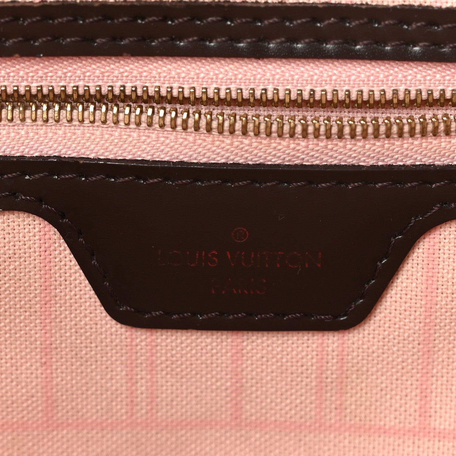 Louis Vuitton Damier Ebene Neo Neverfull MM Rose Ballerine 7 of 13