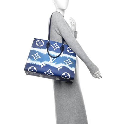 Louis Vuitton Monogram Escale Onthego GM Blue 2 of 11