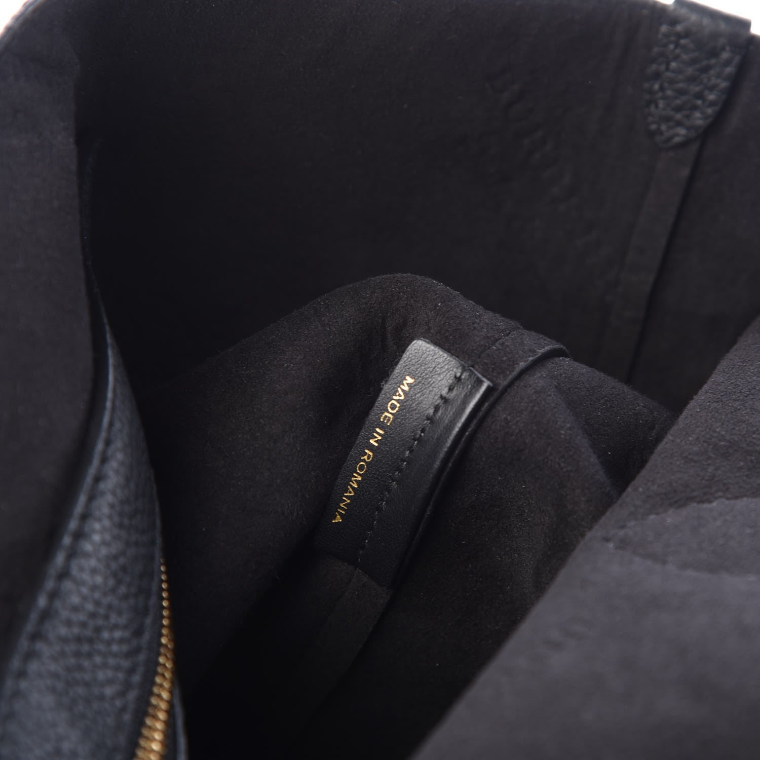 Burberry Grainy Calfskin Remington Tote Black 6 of 9