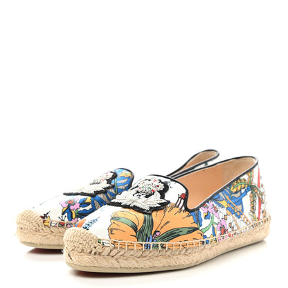 Christian Louboutin Satin Nanou Orlato Donna Espadrilles 35 Multicolor 3 of 7