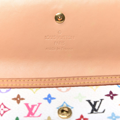Louis Vuitton Monogram Multicolor Porte Tresor International Wallet White 11 of 13