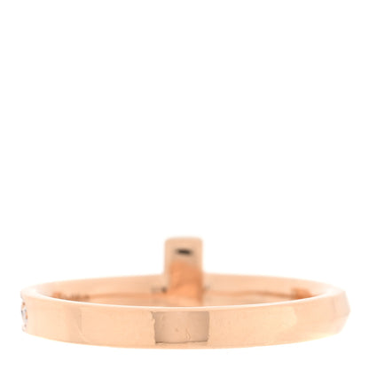 Tiffany 18K Rose Gold Diamond 2.5mm T T1 Ring 54 7 3 of 5