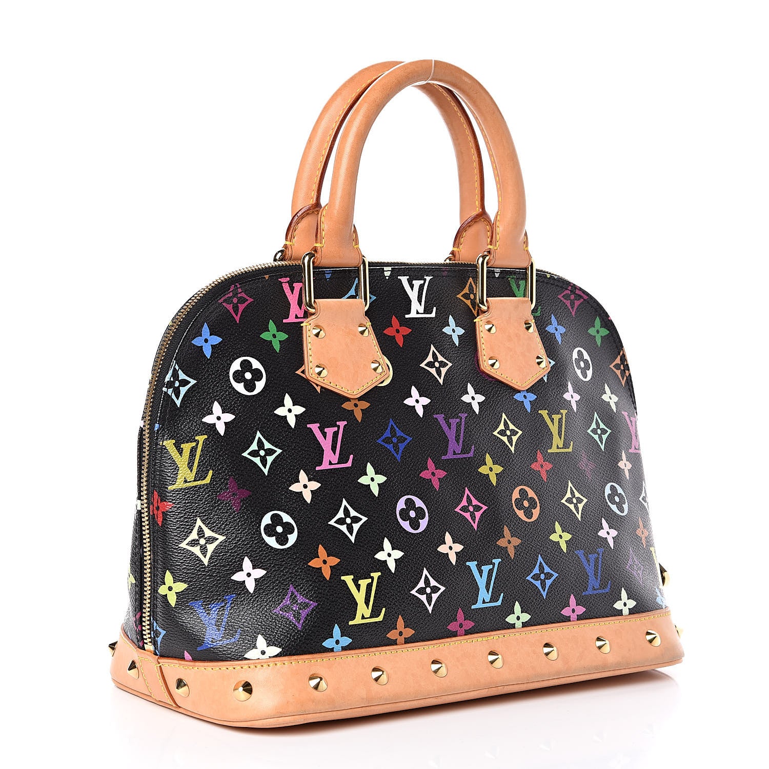 Louis Vuitton Monogram Multicolor Alma Black 3 of 15