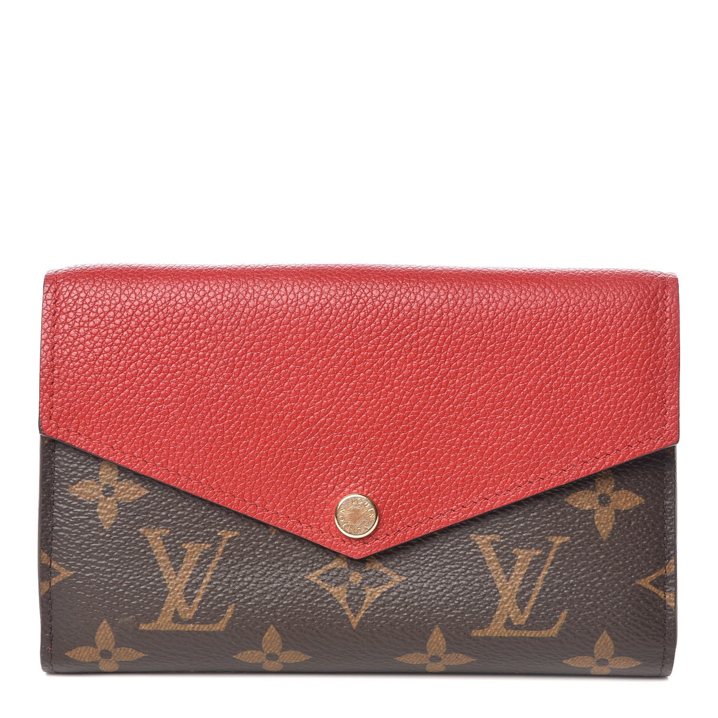 Monogram Pallas Compact Wallet Cherry
