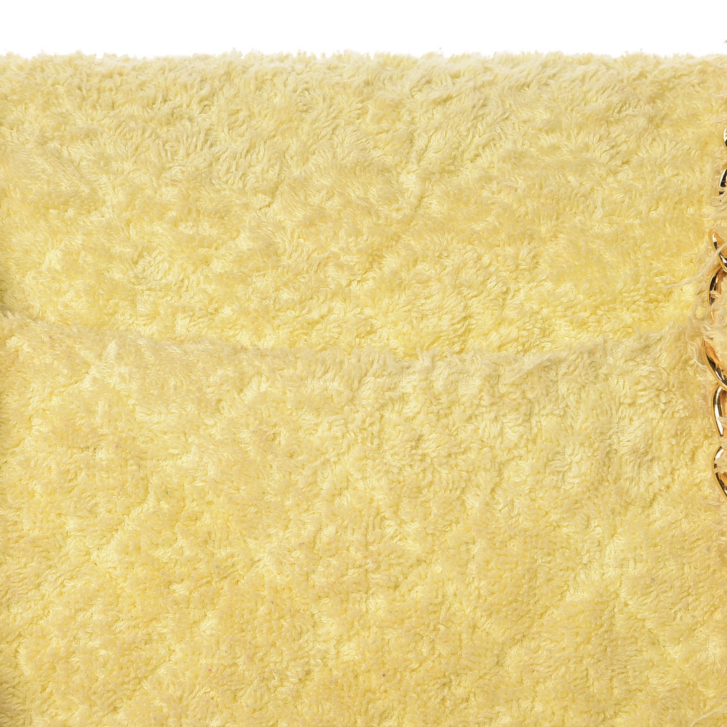 Terry Cotton Quilted XL Jumbo Single Flap Yellow