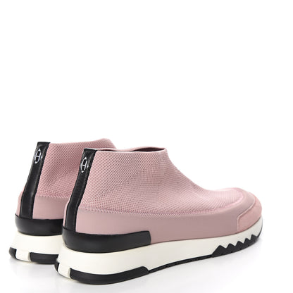 Hermes Mesh Technical Canvas Womens Tokyo Sneakers 36 Rose 4 of 10