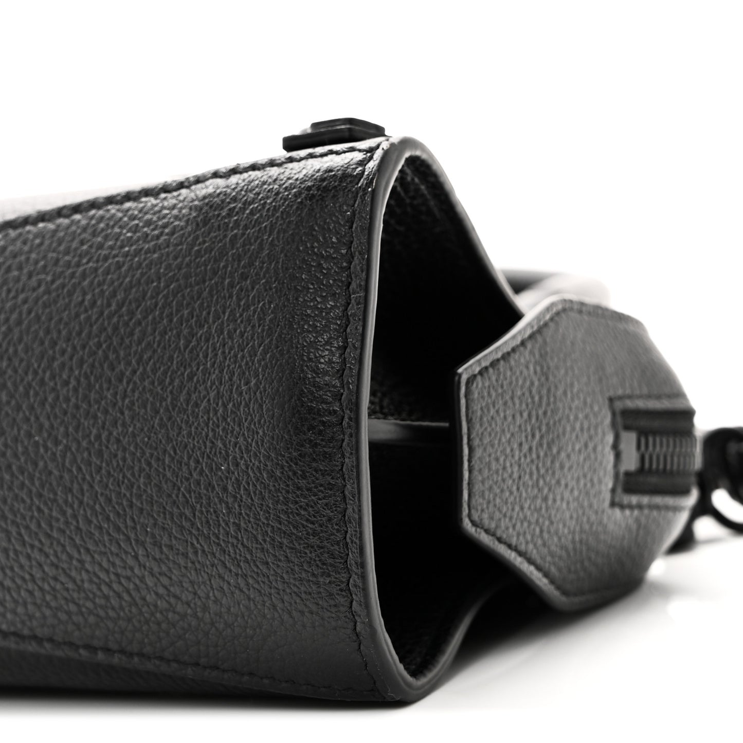 Grained Calfskin Neo Classic Black Hardware Mini City Black