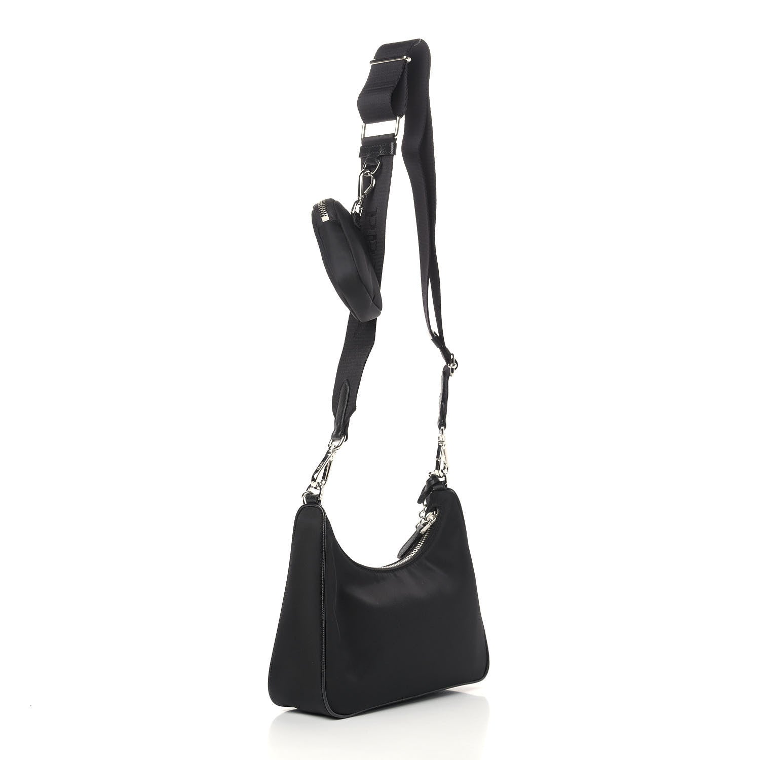 Prada Nylon Re-Edition 2005 Shoulder Bag Black 3 of 12