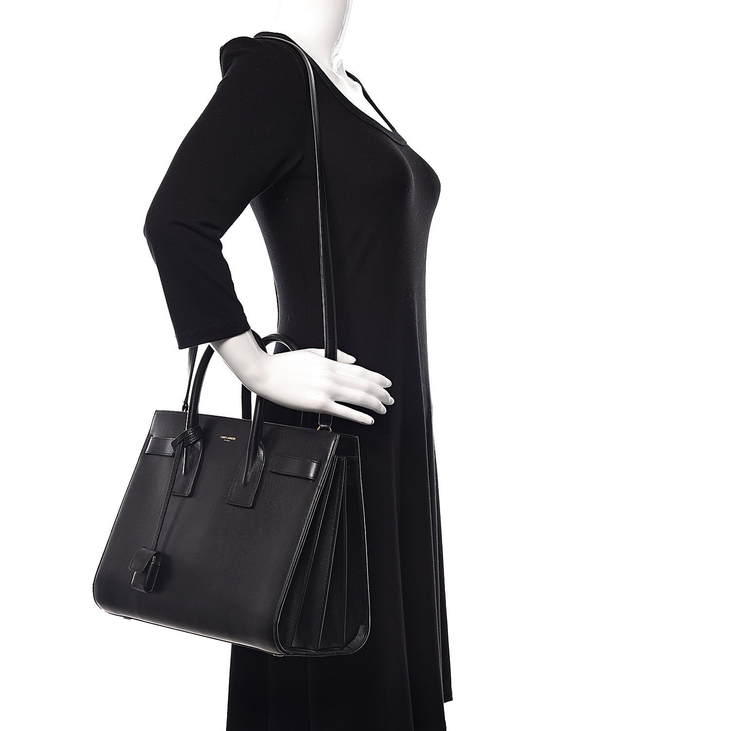 Saint Laurent Calfskin Small Sac De Jour Black 2 of 12