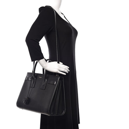 Saint Laurent Calfskin Small Sac De Jour Black 2 of 12