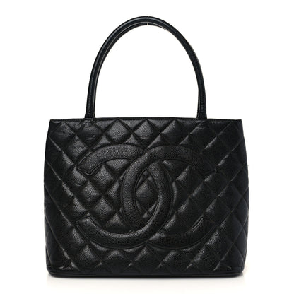 Chanel Caviar Quilted Medallion Tote Black 1 of 10