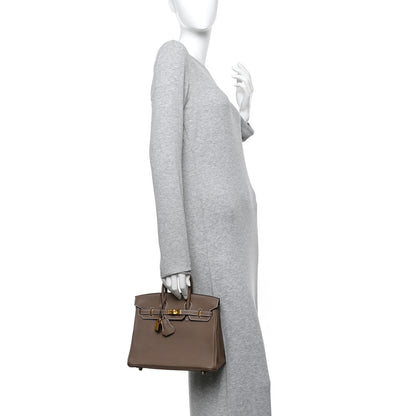 Hermes Togo Birkin 25 Etoupe 2 of 11