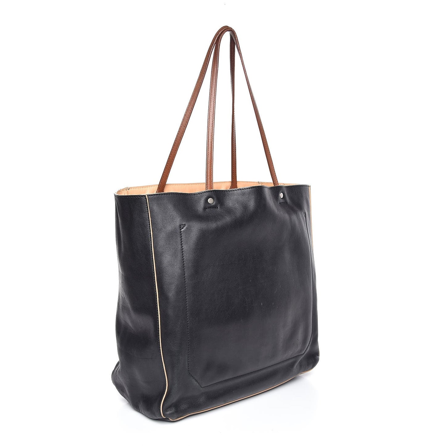 Soft Calfskin PS1 Convertible Tote Black