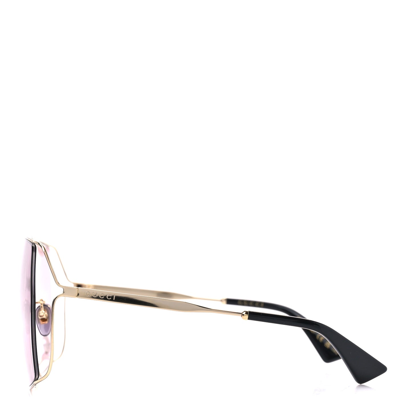 Oversized Sunglasses GG0817S Purple Gold