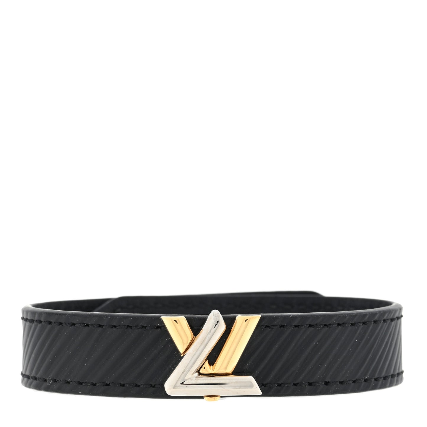 Epi Twist It Bracelet 17 Black
