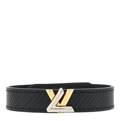 Louis Vuitton Epi Twist It Bracelet 17 Black 1 of 3