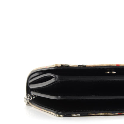 Burberry Vintage Check Jessie TB Crossbody Black 5 of 9
