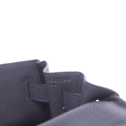 Hermes Togo Kelly Retourne 28 Bleu Nuit 7 of 11