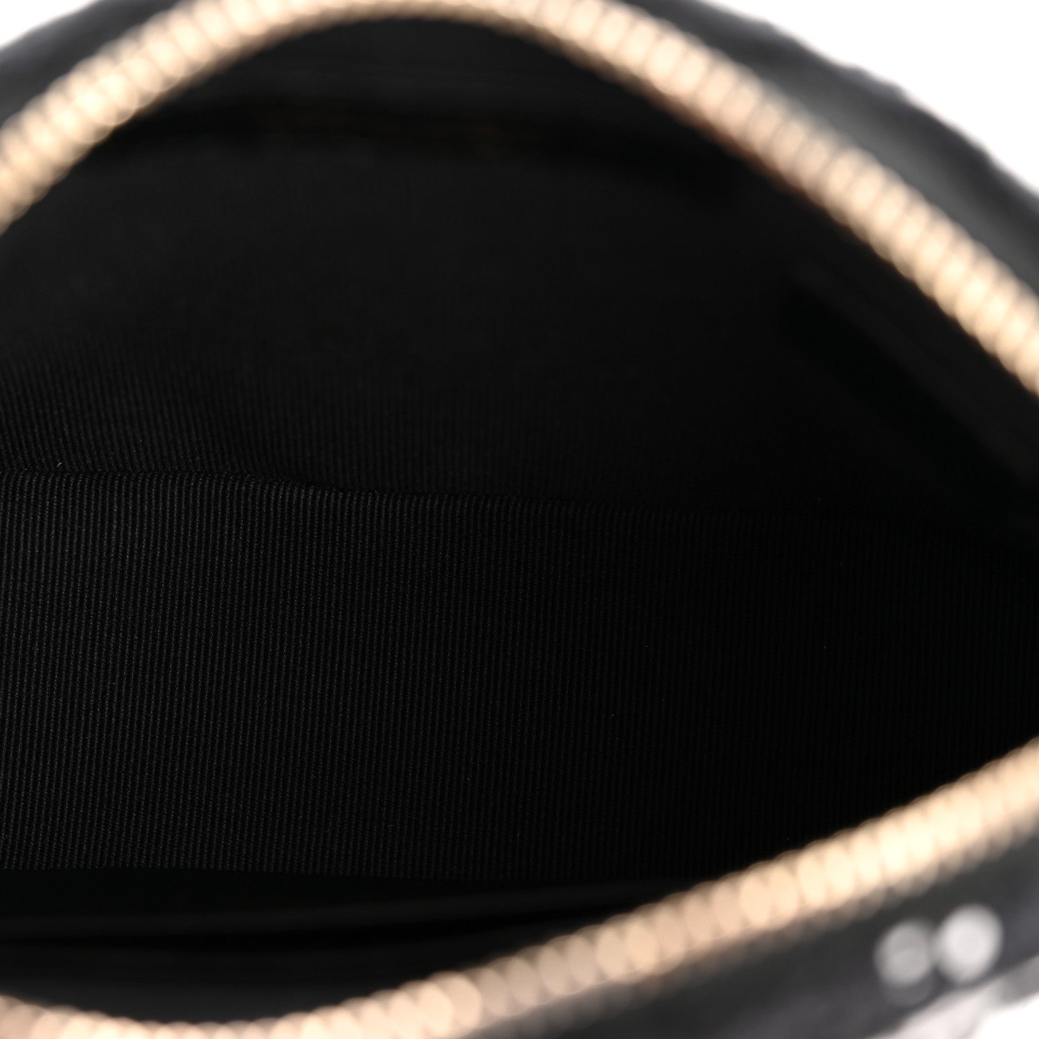 Chanel Tweed Quilted Mini Clutch With Chain Black White 5 of 10