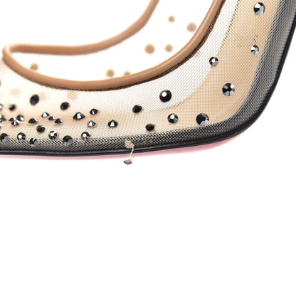 Christian Louboutin Crystal Strass Follies 100 Pumps 37 Version Hematite 8 of 10