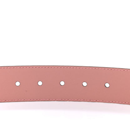 Gucci Soft Microguccissima Margaux Calfskin Belt 85 34 Soft Pink 4 of 5