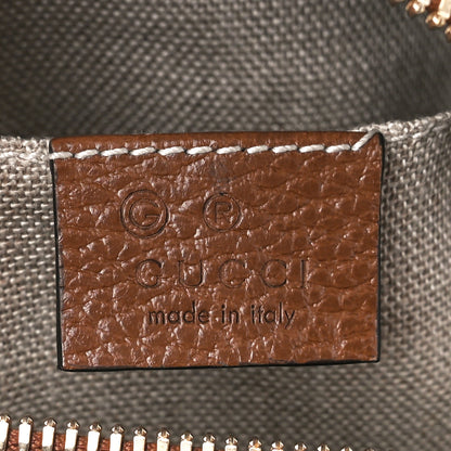 Gucci Monogram Mini Bree Messenger Bag Beige Tabacco 6 of 11