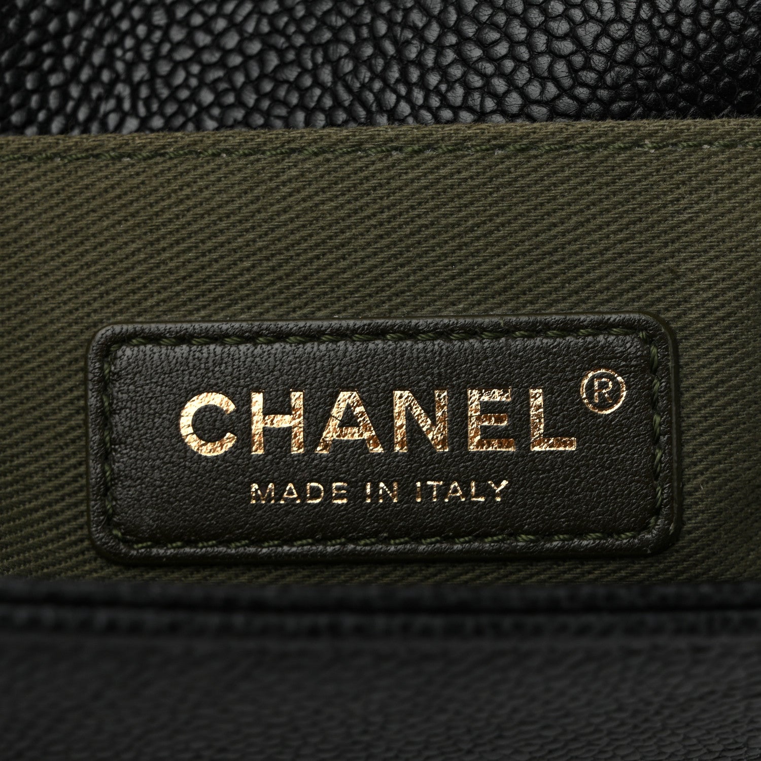 Chanel Caviar Quilted Medium Boy Flap Black 6 of 10