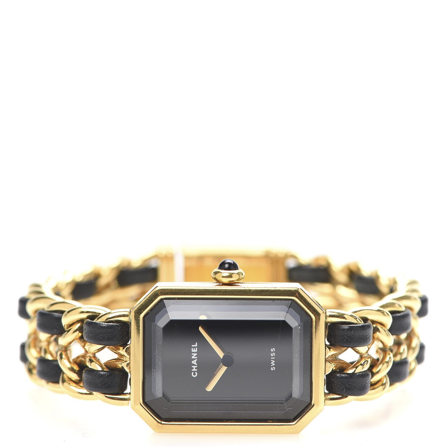 Stainless Steel Lambskin 20mm Chain Premiere Quartz Watch Gold M