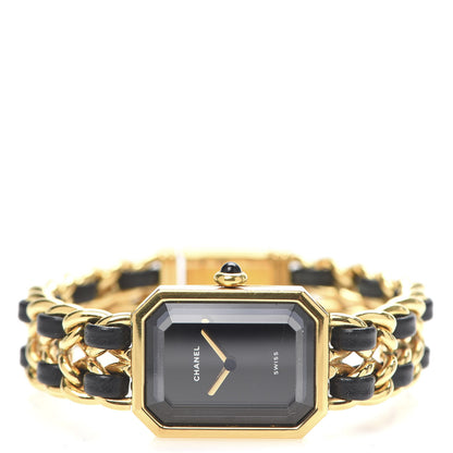 Chanel Stainless Steel Lambskin 20mm Chain Premiere Quartz Watch Gold M 3 of 6