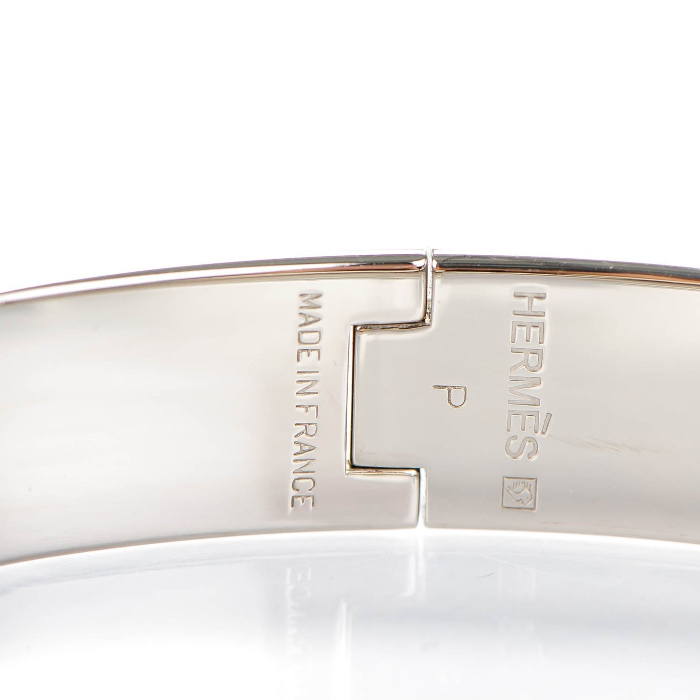 Enamel Narrow Clic Clac H Bracelet PM Rouge