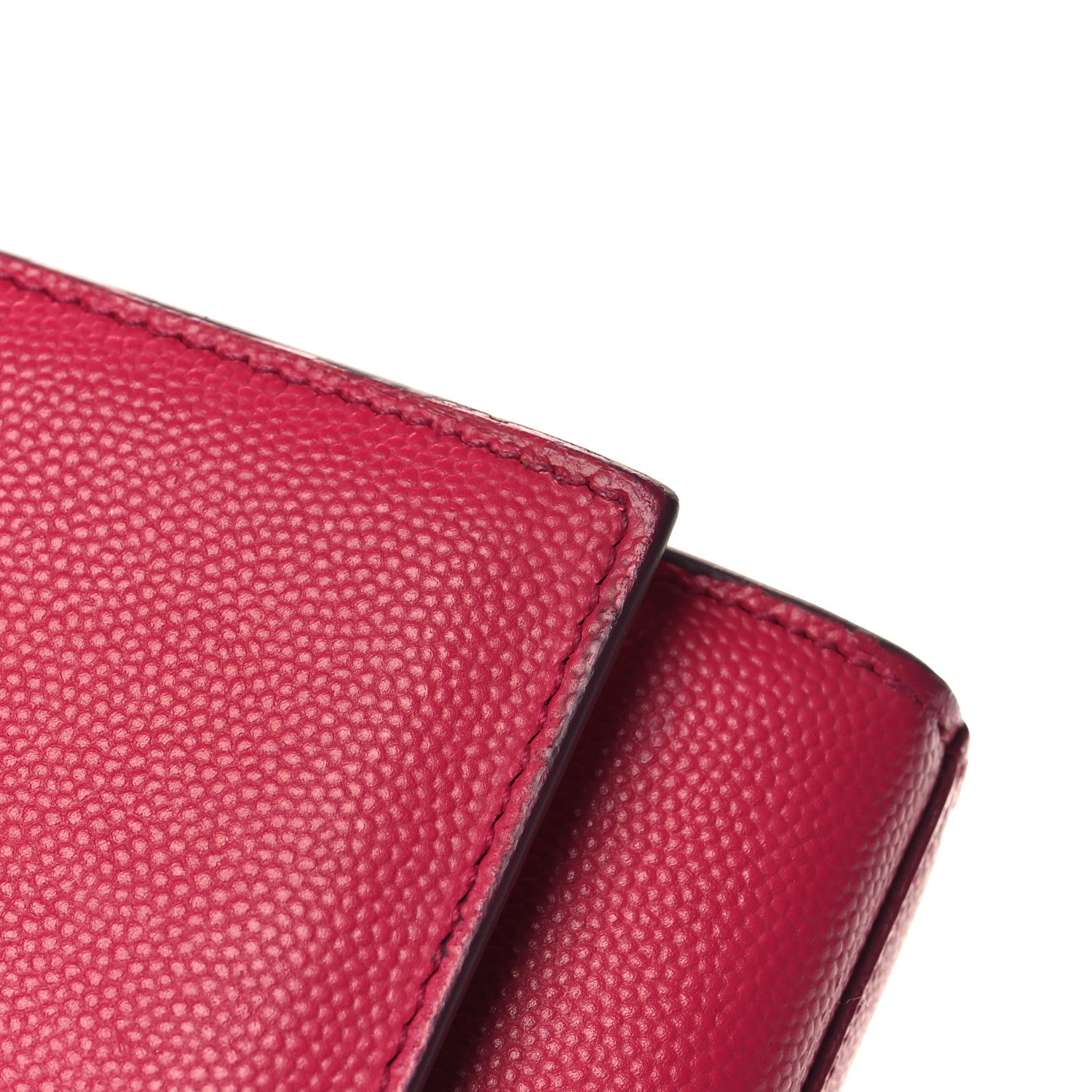 Saint Laurent Grain De Poudre Medium Monogram Kate Satchel Lipstick Fuchsia 11 of 13