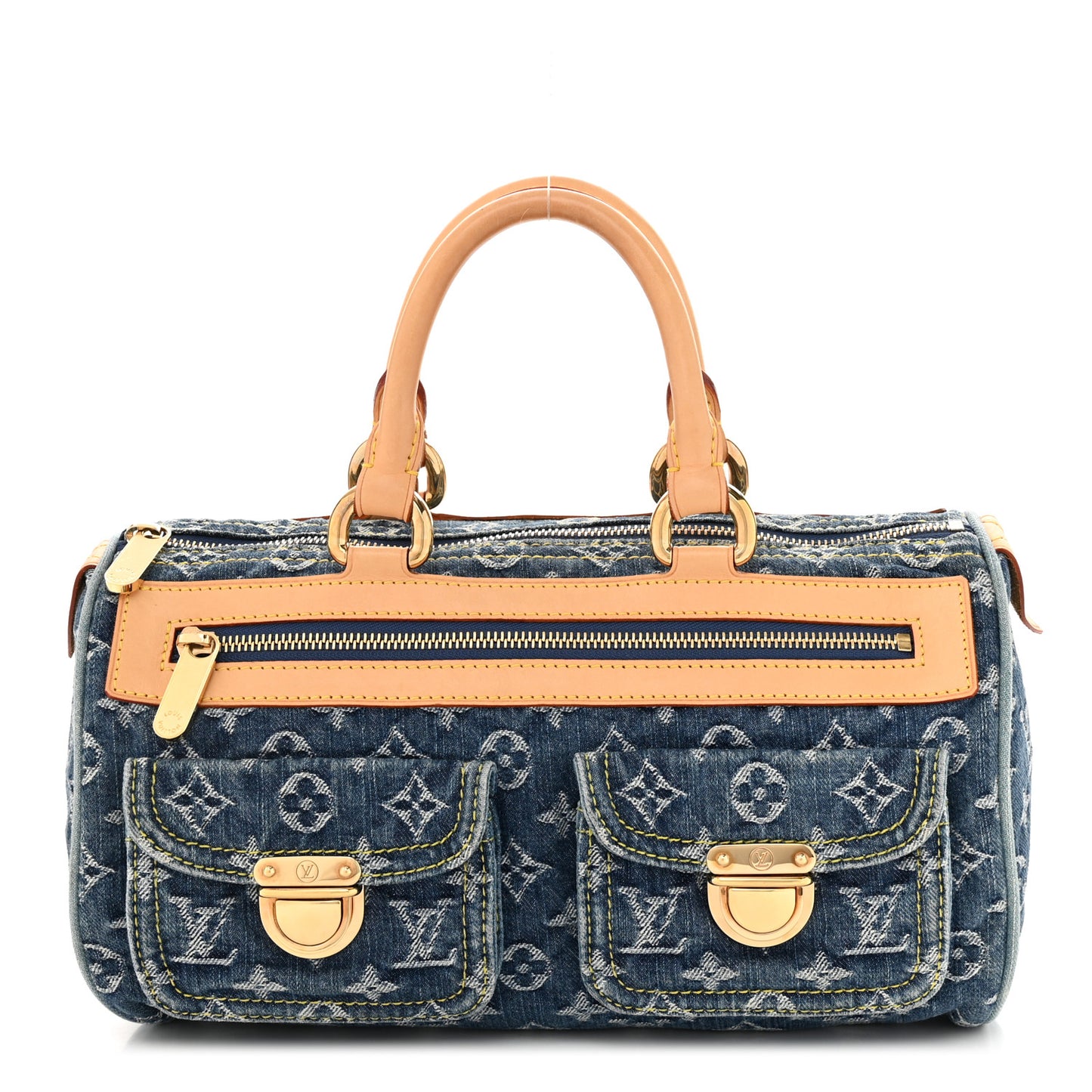 Monogram Denim Neo Speedy Blue